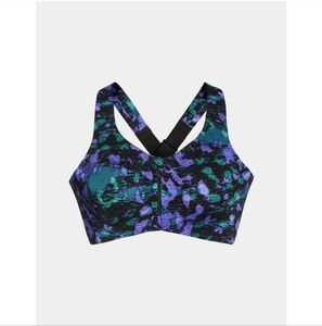 Womens Size 5 Knix Catalyst Front Zip Sports Bra EUC